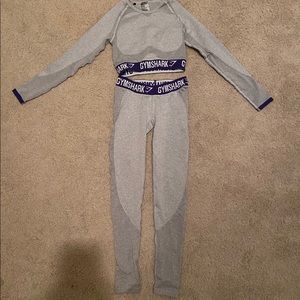 GYMSHARK never worn leggings and shirt set